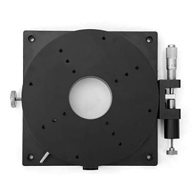 Imagem de Hilitand R160 Rotação Manual Bühnen Slide Platform para a Mudança de Abundância e Movimento Quantitativo, Liga de Alumínio Em Alumínio Anodeled