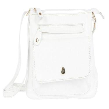Imagem de Bolsa Feminina Transversal Tiracolo Passeio Couro - Betania Couros