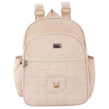 Imagem de Mochila Maternidade Grande Saída Bebê Menino e Menina - Merver, MARFIM