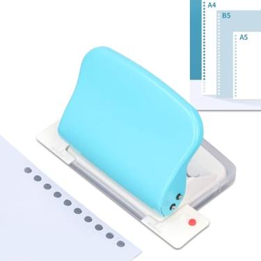 Imagem de Jeanoko 1 peça máquina de pente perfurador de livro espiral portátil para papel A4 A5 A6 A7, sistema de encadernação manual, máquina de encadernação de papel, azul claro
