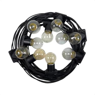 Imagem de Fita De Led Varal De Luzes Para áRea Externa Com 25m 25 LâMpadas Incandescentes Inclusas 15w 127v E 220v(10 metros,220V)