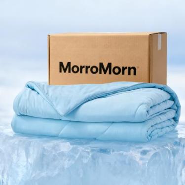 Imagem de MorroMorn IceyRest Edredom refrescante tamanho solteiro - edredom de verão cobertores frios para dormir quente suores noturnos - roupa de cama para todas as estações para manter fresco, leve