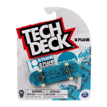 Imagem de Skate de Dedo Tech Deck Felipe I8 Plan B Sunny com Rodas Funcionais - 