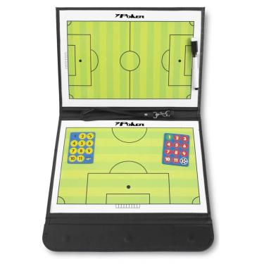 Imagem de Prancheta Magnética Couro Futebol Caneta E Imã Poker-Unissex