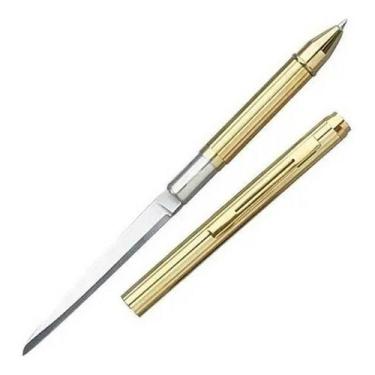 Imagem de Kit 3 Caneta Faca 2 em 1 Lâmina Oculta Abridor cartas  - Armarinhos BS