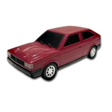 Imagem de Miniatura de carro Gol Quadrado CL 1994, 20 CM, Material em Plástico, Miniaturas de carros antigos, Diverplas (Vinho)