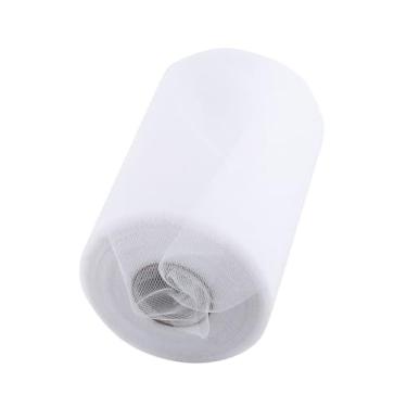 Imagem de RiToEasysports Rolo de Tule de Casamento Com Carretel de Tecido Branco de 100 Jardas de Comprimento para Decorações Artesanais DIY, 15 Cm de Largura para Festas e Eventos (Branco)