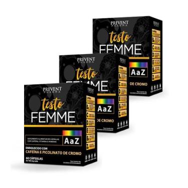 Imagem de  Testo Femme Multivitaminico A/Z - Prevent Pharma 3und