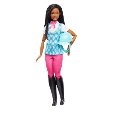 Imagem de Boneca moderna Barbie Brooklyn com roupa de equitação e capacete
