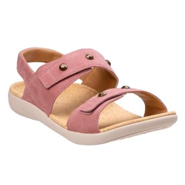 Imagem de REVITALIGN Sandália feminina Terra Wedge, Rosa bronzeado, 6.5 Wide
