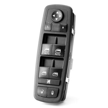 Imagem de Interruptor de janela Master Power Lado do motorista para Chrysler Town & Country Dodge Grand Caravan 2010 2011, 2 automóveis Conjunto de botão de controle de fechadura frontal esquerda 04602535AH