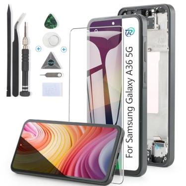 Imagem de YWLRONG Substituição de tela embutida para Samsung Galaxy A36 5G/A366U para Samsung A36 5G Display LCD Touch Screen Digitalizador Substituição com ferramentas (com moldura)