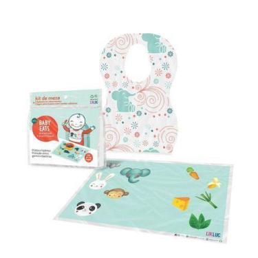 Imagem de Kit Jogo Americano Adesivo Descartável E Babador - Likluc