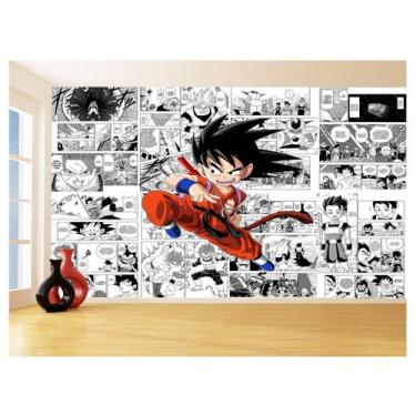 Imagem de Papel De Parede Dragon Ball Goku Página Manga 3,5M Dbz628 - Você Decor