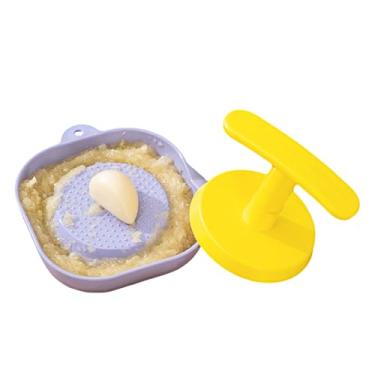 Imagem de Moedor de alho | Ferramenta de moagem de cozinha - Cortador de legumes, prensa de cenoura, triturador manual multifuncional para cozinhar, cozinha, casa, salada, preparo