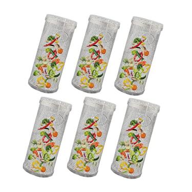 Imagem de Cesta de churrasqueira de aço inoxidável, utensílios de cozinha de piquenique para acampamento, acessórios de grelha, 30 x 10 x 10 cm, 6 peças
