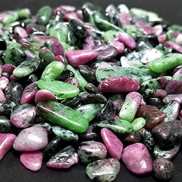 Imagem de URMIBDAI Cheio de textura 100 g pedra epidoto natural cascalho cristal colorido quartzo amostra aquário decoração jardim