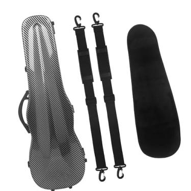 Imagem de Estojo De Viagem Para Violino, Acessórios Para Instrumentos Musicais Iniciantes Estojo para instrumento de violino(Black)