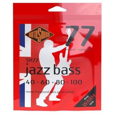 Imagem de Encordoamento Baixo Rotosound - Jazz Bass - SM77 - .040/.100