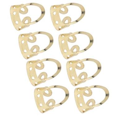 Imagem de Acouto 8pcs Aço Inoxidável Guitarra Picaretas - Acessórios Leves e de Instrumentos Musicais Em Ouro (Ouro)