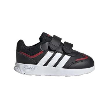 Imagem de adidas Tênis infantil unissex Tensor Switch, Preto/Branco/Better Scarlet, 8 Toddler