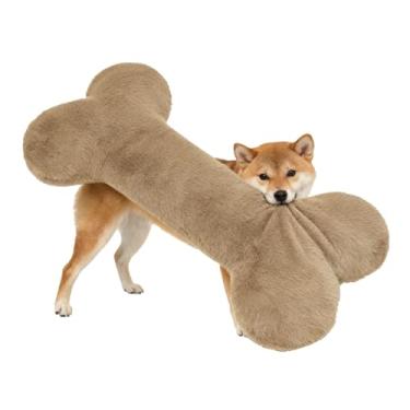 Imagem de Brinquedo de osso de cachorro de pelúcia - Brinquedo confortável para filhotes de 70 cm, almofada de acompanhamento de cães - para pais de animais de estimação, treinadores, amantes de animais