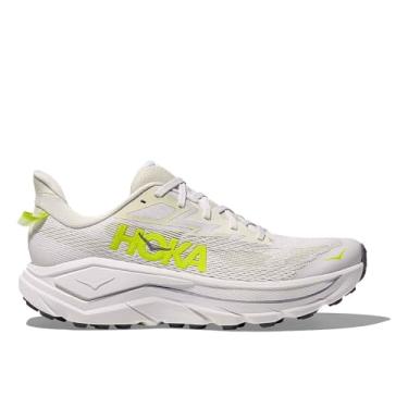 Imagem de HOKA Tênis masculino Challenger 8, Branco/Neon Hoka Citrus, 42