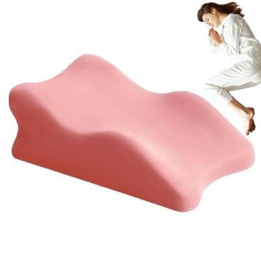 Imagem de Almofada de apoio para pernas, almofada de elevação de pernas - Almofada de cunha de joelho - Cunha de cama de suporte portátil, travesseiro de perna de elevação de suporte de tornozelo, alívio de con