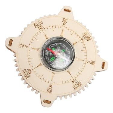 Imagem de MERIGLARE Kit de ciências para crianças Kit de experimento científico Montagem Brinquedo de aprendizagem precoce Brinquedos de construção Modelo de bússola faça