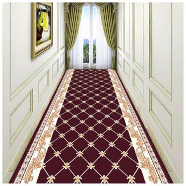 Imagem de SPXMQSS Tapetes de corredor para corredor, tapete lavável, antiderrapante, resistente ao desgaste, corredores internos para corredores, entrada, lavanderia, cozinha, banheiro, G, 100 x 240 cm