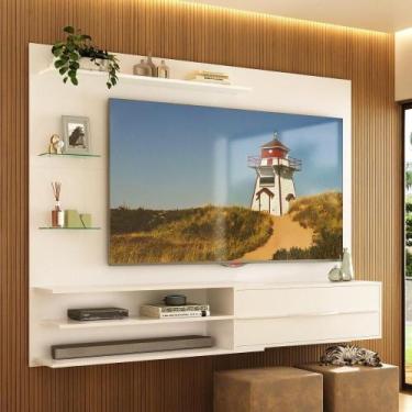 Imagem de Painel Para Tv Até 65 Polegadas 1 Porta E Prateleiras Multimóveis MP10