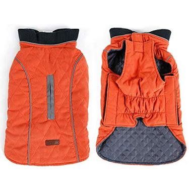 Imagem de Colete para Cães Tempo Frio Design Retrô Roupa de Pet Confortável Inverno Quente Respirável em Poliéster e Algodão Pequenos Médios Grandes