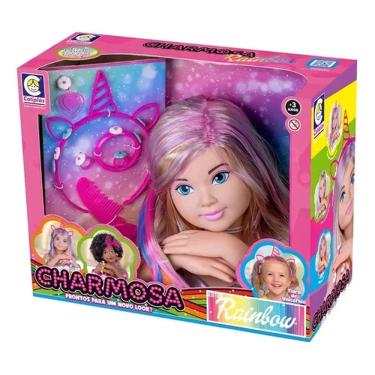 Imagem de Boneca Charmosa Busto Rainbow Loira - Cotiplás 2578