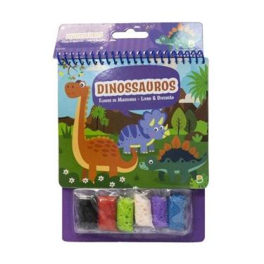 Imagem de Flocos De Massinha - Livro & Diversão: Dinossauros