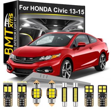 Imagem de Kit de luz interior LED de substituição para HONDA Civic 5D Sedan Coupe Hatch 2013 2014 2015