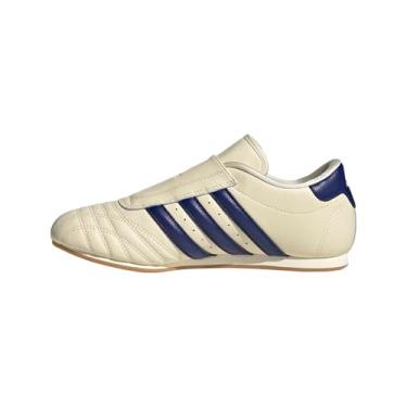Imagem de adidas Tênis feminino Taekwondo sem cadarço casual - Off White, Multi, 6 Wide