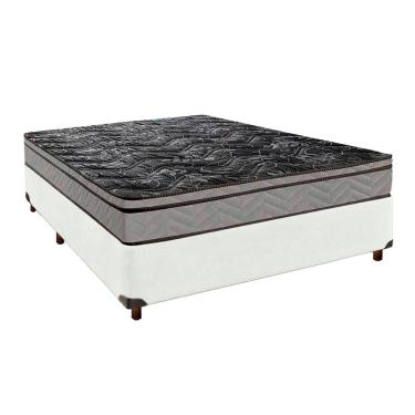 Imagem de Colchão Casal D28 + Box Branco - Conforto Paropas