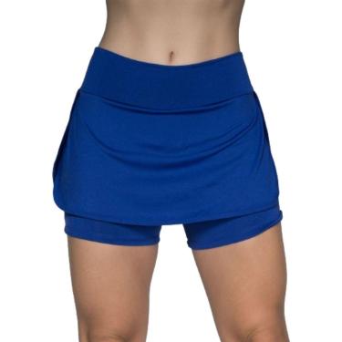 Imagem de Short Saia Curto Fitness Serra e Mar Modas Roupa Para Academia Treino Tapa Bumbum Moda Feminina-Feminino