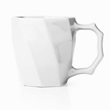 Imagem de Canequinha Xicara de Café Cerâmica Louça Lisa 120ml Cores Variadas - E