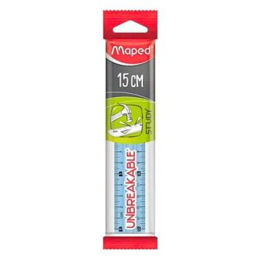 Imagem de Régua Flexível 15cm Inquebravel Cristal Unbreakable - Maped  Papelaria