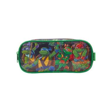 Imagem de Estojo Escolar Penal Simples Tartarugas Ninja Original 13505 - Xeryus