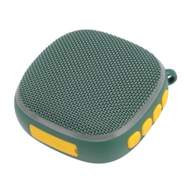 Imagem de ZJchao Alto-falante de Golfe Portátil Sem Fio Com Luz Colorida RGB 5W Som Estéreo de Frequência Total para Carrinho de Golfe ABS Tecido Silicone Bateria de 1000mAh Integrada (Verde)