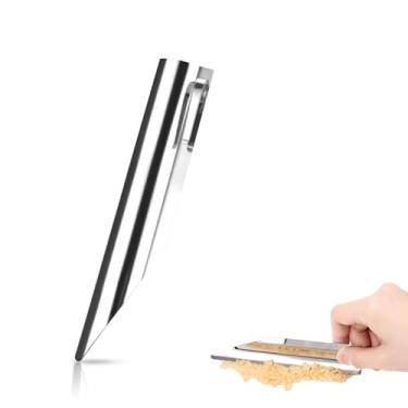 Imagem de Pierides Vassoura de migalhas de mesa, vassoura de migalhas para toalha de mesa, trituradores de aço inoxidável para garçons e garçonetes (1 peça prata)