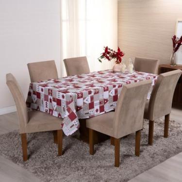 Imagem de Home Fernandes, Toalha de Mesa 1,45m 4 Lugares Estampa Digital Natal Est. 2
