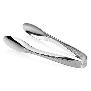 Imagem de Cuisinox Pinça de servir de aço inoxidável martelada à mão, 23 cm