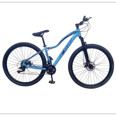Imagem de Bicicleta Ksw Mwza 29 Feminina 21v Index Mtb Alum leve Freio Disco Suspensão 80mm-Feminino