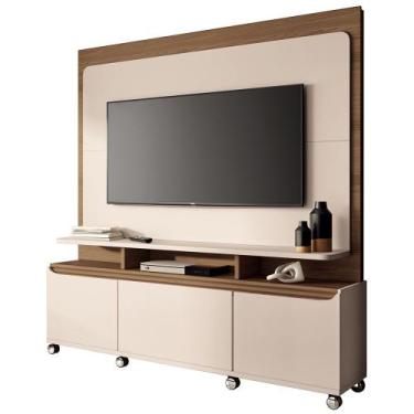 Imagem de Estante Painel Para TV 70 Pol 170cm 2 Portas Planck B01 Off White Cast