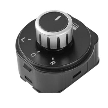 Imagem de Interruptor do botão do espelho retrovisor compatível com VW para POLO 6R 6C 2010-2017 Hatchback 6RD959565B Botão do regulador do espelho retrovisor elétrico