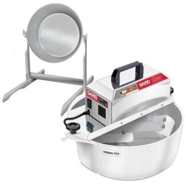 Imagem de Misturador Elétrico 10 Litros Bivolt com Suporte Vira Panela Saro