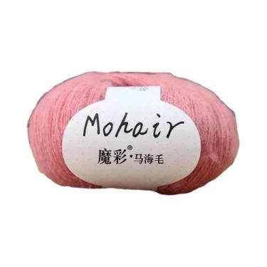 Imagem de Fio De Mohair Macio 25g 160m Para Tricô Manual E Crochê, Lã Para DIY, 